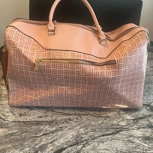 Elegant Pink Patterned Women's Bag medium size